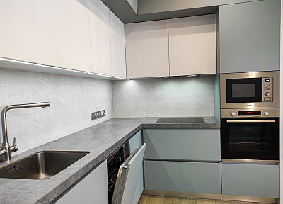 Кухня в стилі Хай-Тек в ЖК Місто Квітів | Кухня | Драч Леонид