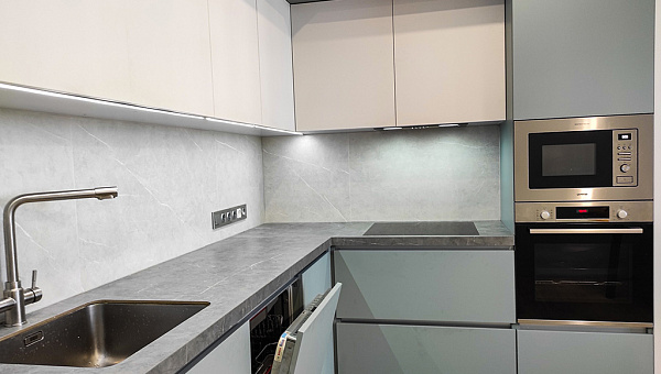 Кухня в стилі Хай-Тек в ЖК Місто Квітів | Кухня | Драч Леонид