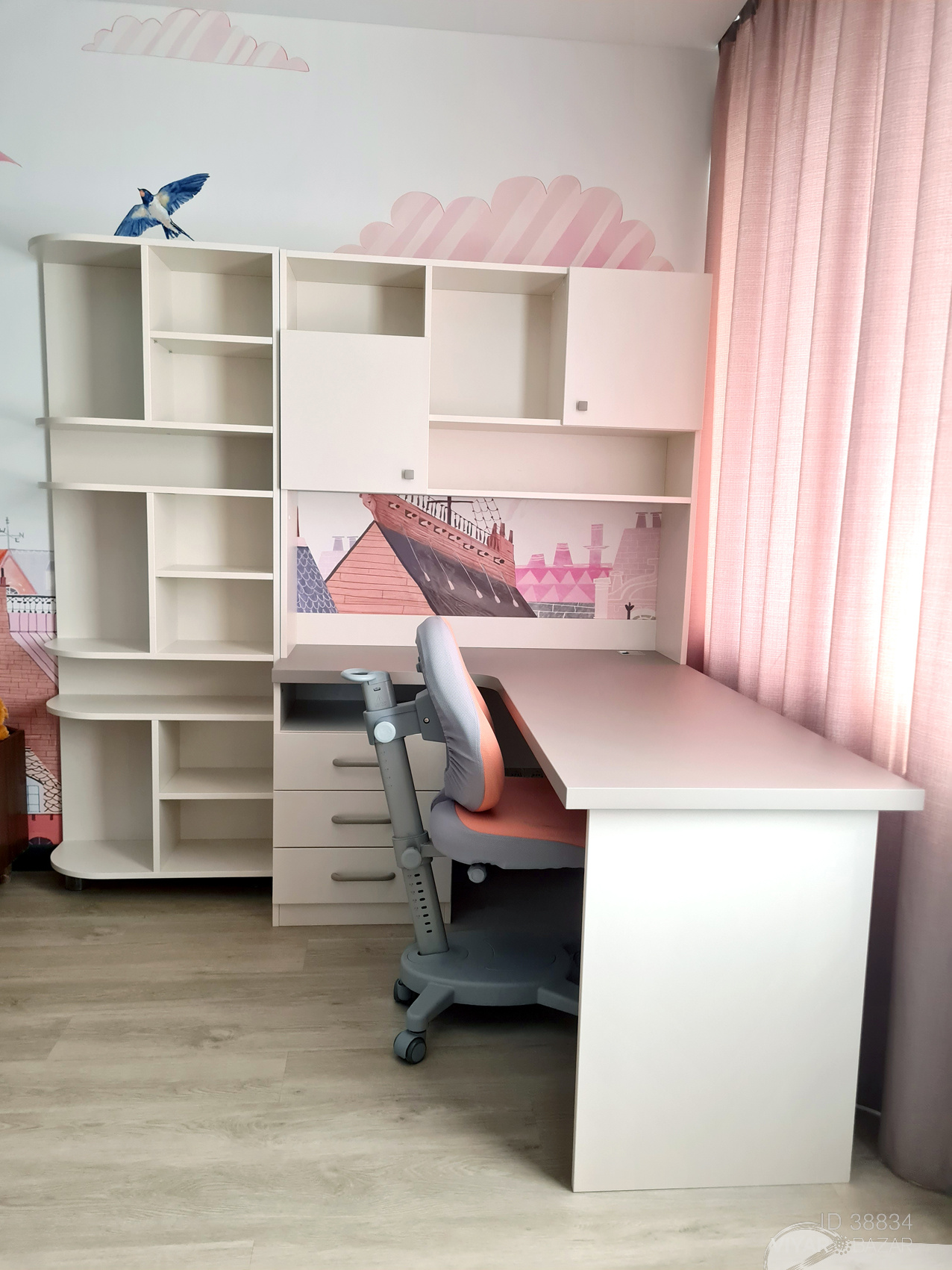 Великий робочий стіл з поличками — Viyar Bazar ⏩ Сервіс меблевиків та ...
