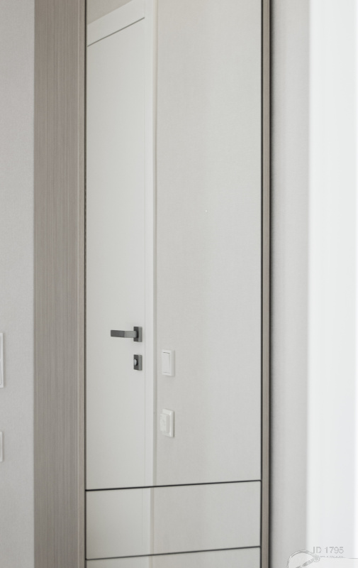 B1 color in gray Шкаф,пенал,дверь в коридор