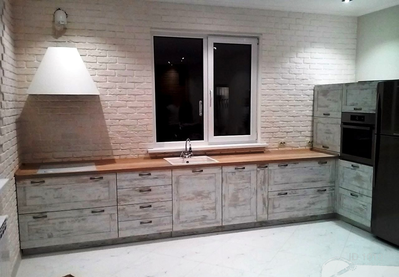 Кухня с фасадом CLEAF