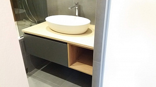 Меблі у ванну кімнату (тумба + пенал) - на замовлення | замовити в Україні